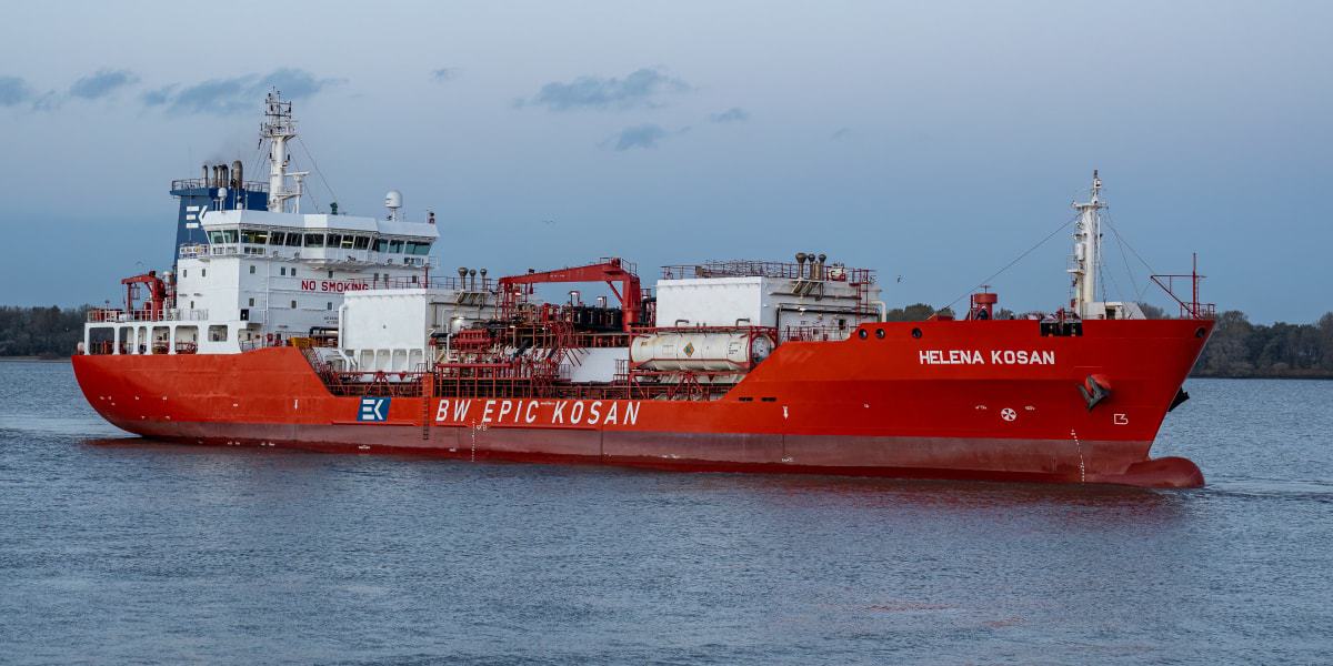 BW Epic Kosan's LPG carrier, Helena Kosan