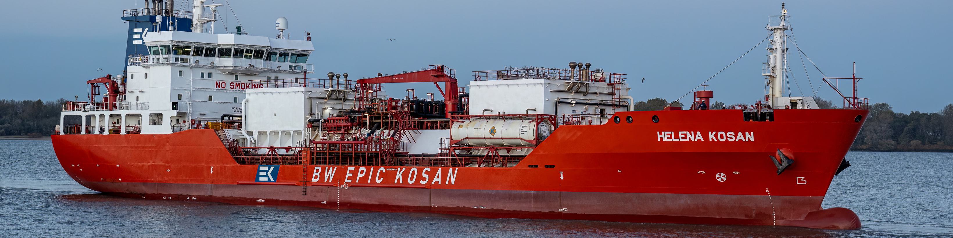 BW Epic Kosan's LPG carrier, Helena Kosan
